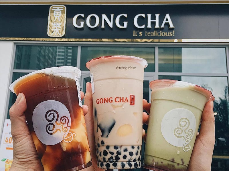 Giá nhượng quyền thương hiệu trà sữa Gong Cha