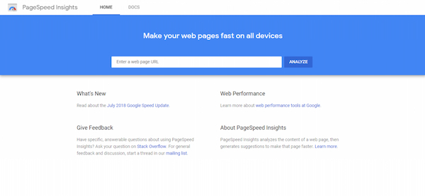 Google PageSpeed Insights kiểm tra tốc độ website